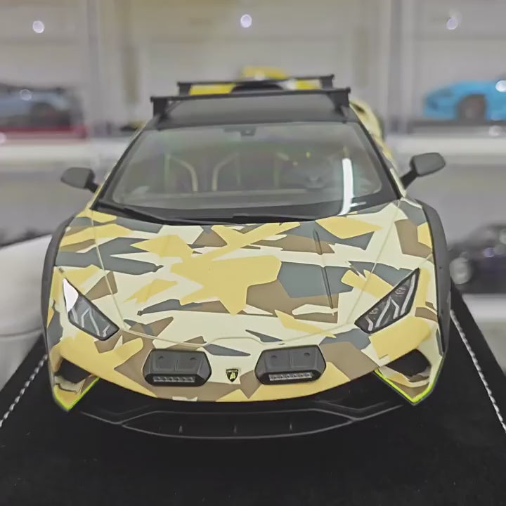 [MR Collection] 1:18 Lamborghini 2023 Huracan Sterrato Grün Modellauto