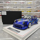 [Runner] 1:18 Porsche 1974 911 Carrera RSR 3.0 KS-R Deep Blue Model Car Resin