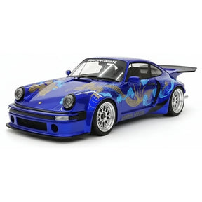 [Runner] 1:18 Porsche 1974 911 Carrera RSR 3.0 KS-R Deep Blue Model Car Resin