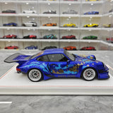 [Runner] 1:18 Porsche 1974 911 Carrera RSR 3.0 KS-R Deep Blue Model Car Resin