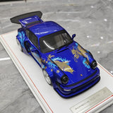 [Runner] 1:18 Porsche 1974 911 Carrera RSR 3.0 KS-R Deep Blue Model Car Resin