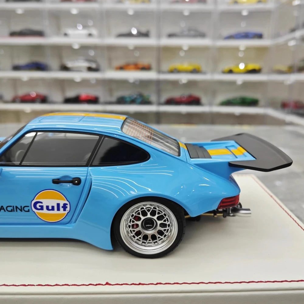 [Runner] 1:18 Porsche 1974 911 Carrera RSR 3.0 KS-R Gulf Model Car Resin