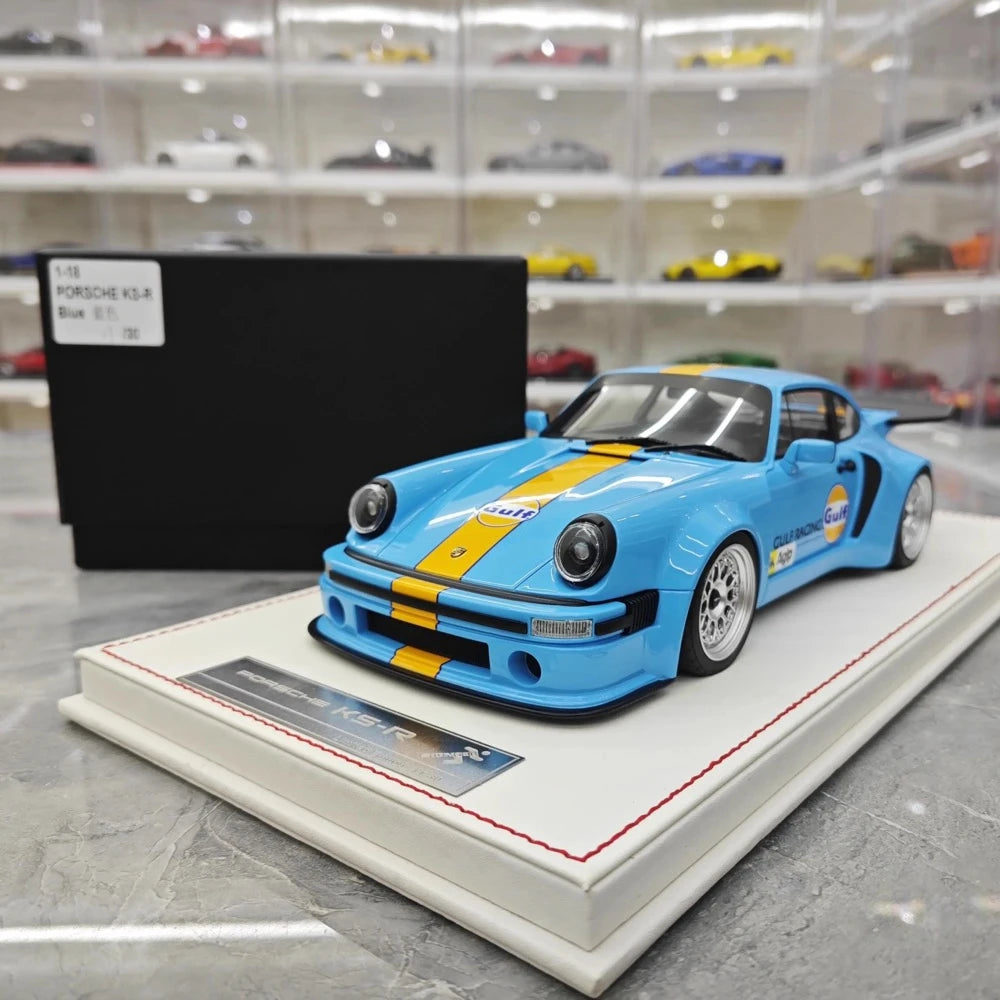[Runner] 1:18 Porsche 1974 911 Carrera RSR 3.0 KS-R Gulf Model Car Resin