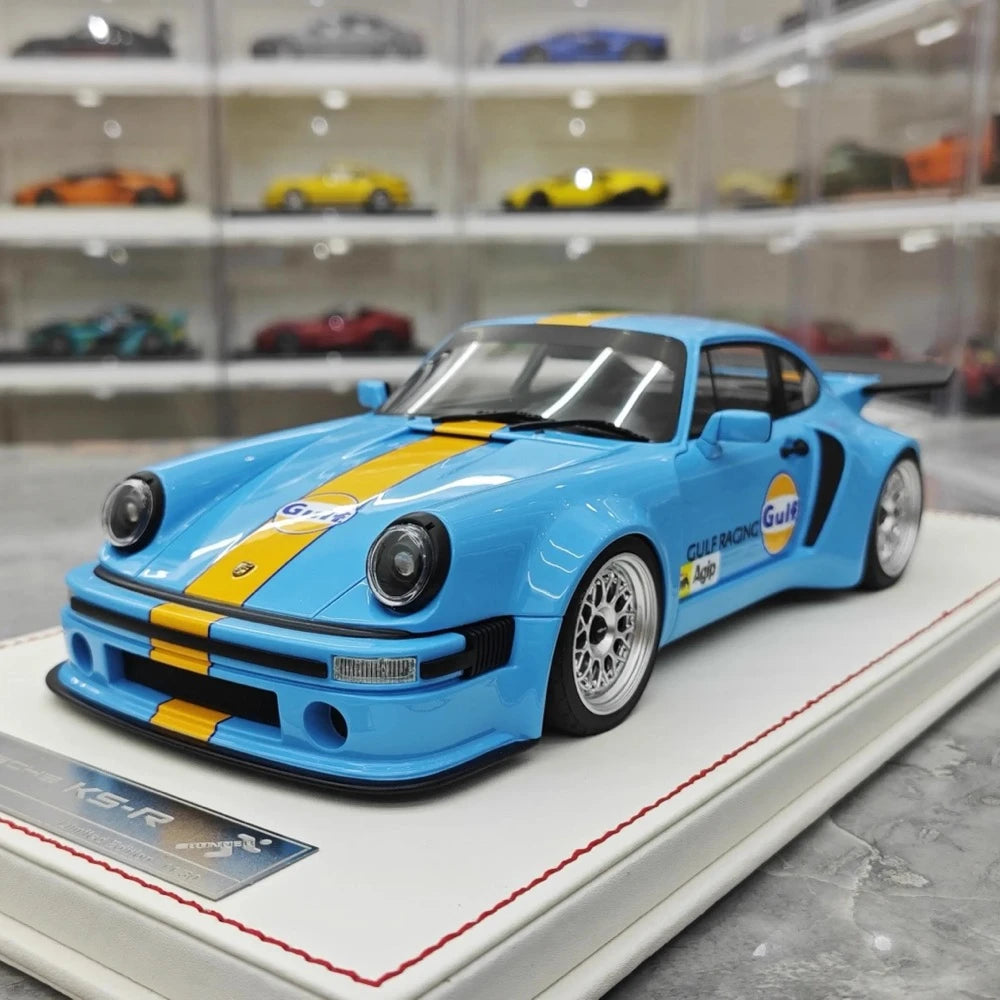 [Runner] 1:18 Porsche 1974 911 Carrera RSR 3.0 KS-R Gulf Model Car Resin