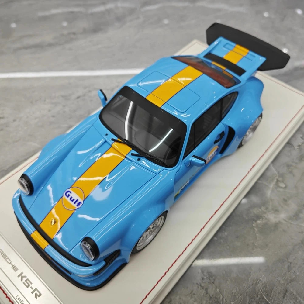 [Runner] 1:18 Porsche 1974 911 Carrera RSR 3.0 KS-R Gulf Model Car Resin
