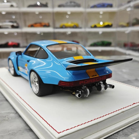 [Runner] 1:18 Porsche 1974 911 Carrera RSR 3.0 KS-R Gulf Model Car Resin
