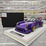 [Runner] 1:18 Porsche 1974 911 Carrera RSR 3.0 KS-R Purple Model Car Resin