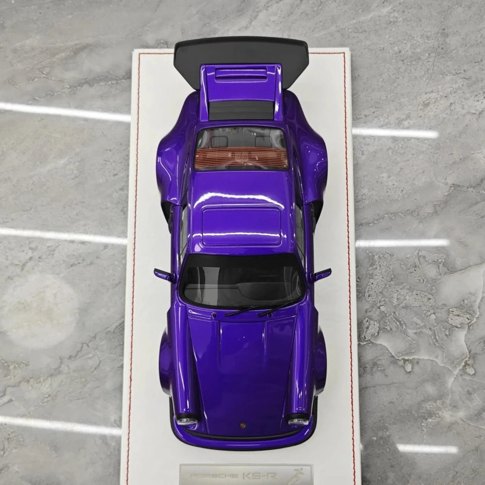 [Runner] 1:18 Porsche 1974 911 Carrera RSR 3.0 KS-R Purple Model Car Resin