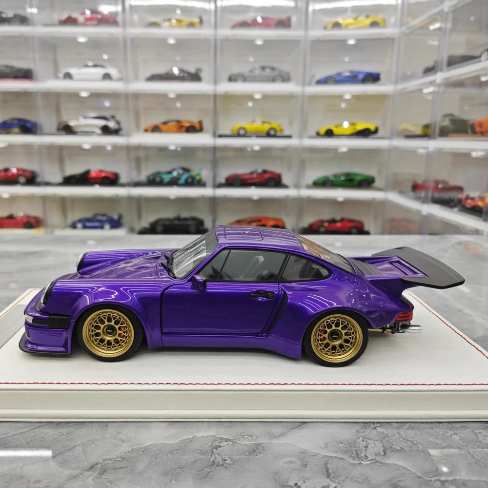 [Runner] 1:18 Porsche 1974 911 Carrera RSR 3.0 KS-R Purple Model Car Resin