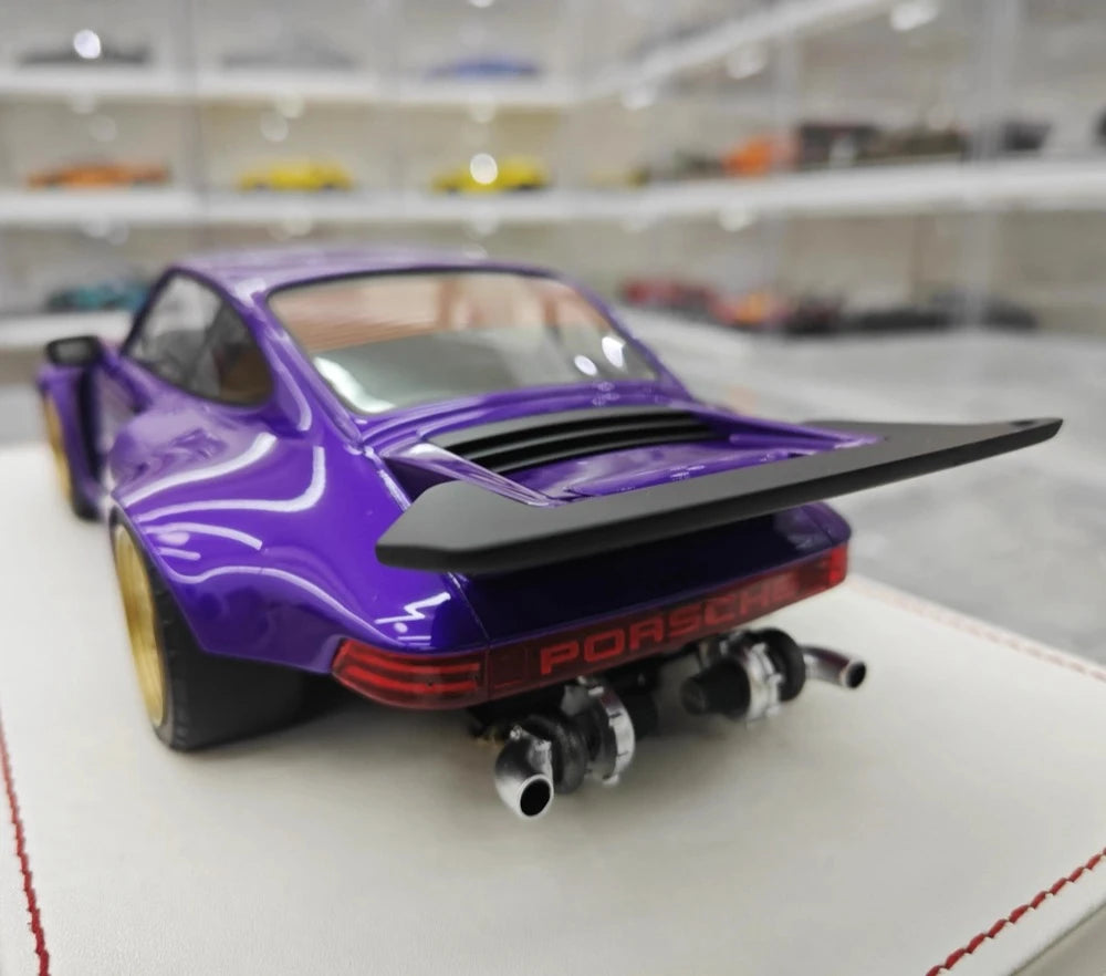 [Runner] 1:18 Porsche 1974 911 Carrera RSR 3.0 KS-R Purple Model Car Resin