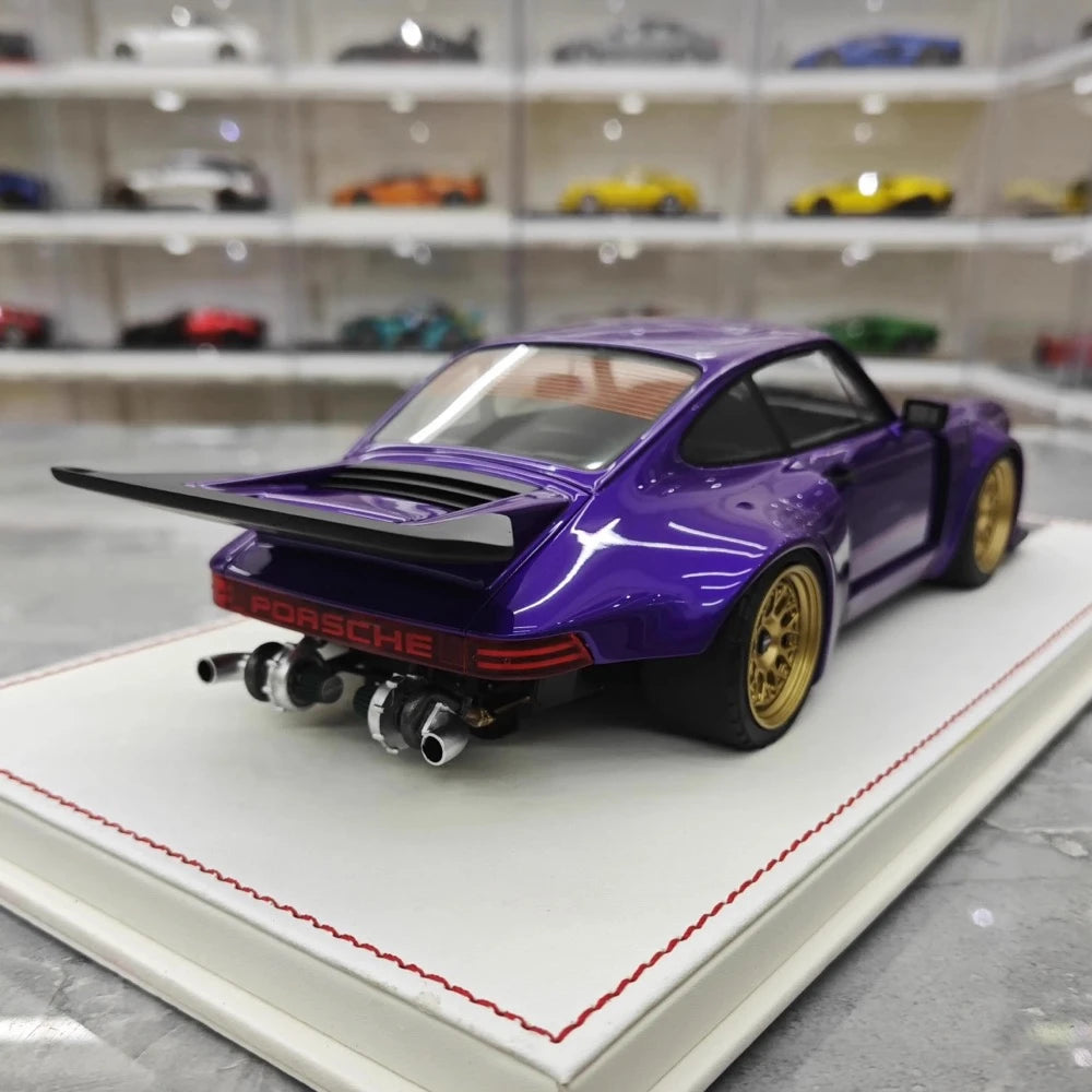 [Runner] 1:18 Porsche 1974 911 Carrera RSR 3.0 KS-R Purple Model Car Resin