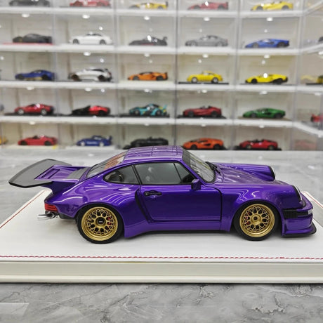 [Runner] 1:18 Porsche 1974 911 Carrera RSR 3.0 KS-R Purple Model Car Resin