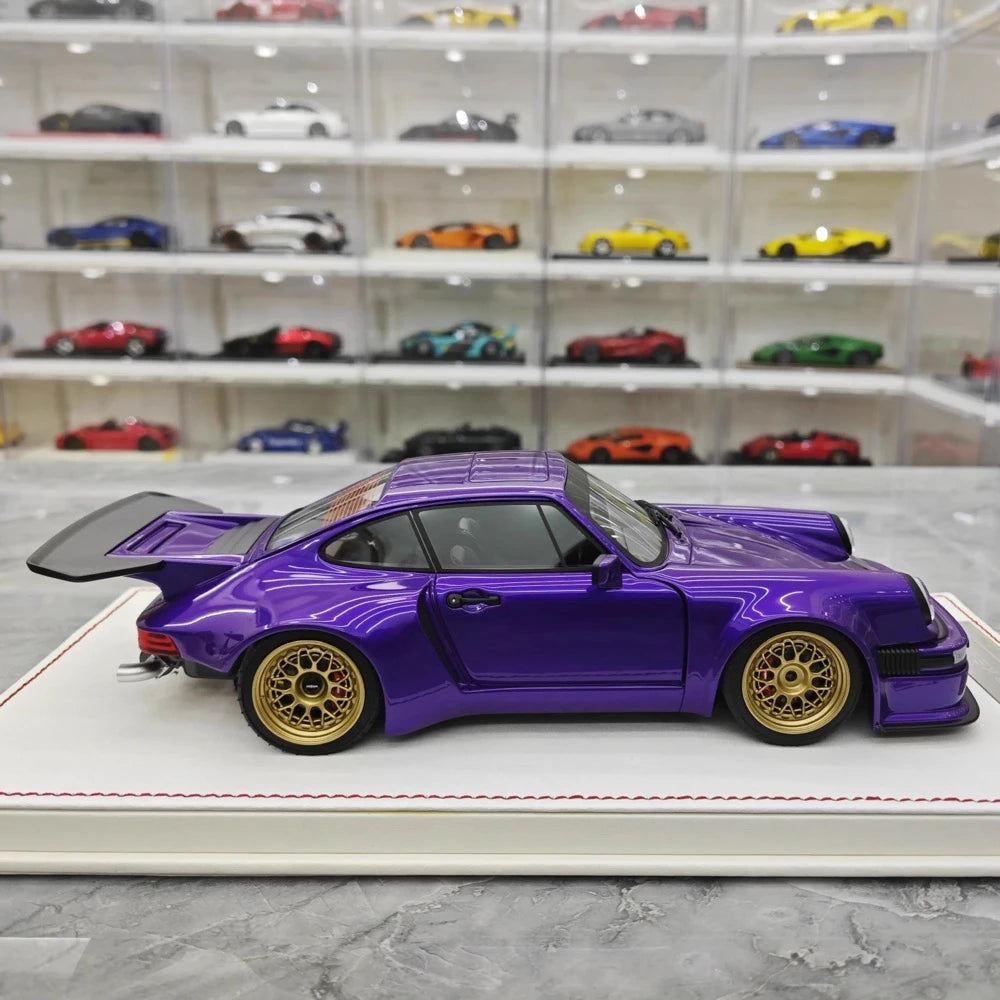 [Runner] 1:18 Porsche 1974 911 Carrera RSR 3.0 KS-R Purple Model Car Resin