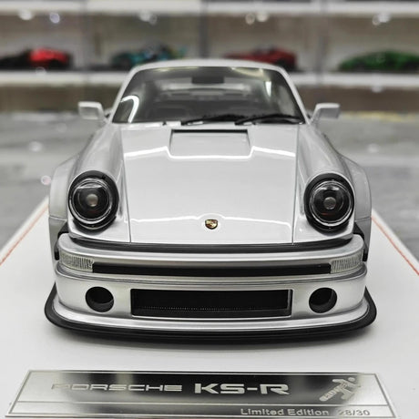 [Runner] 1:18 Porsche 1974 911 Carrera RSR 3.0 KS-R Silver Model Car Resin
