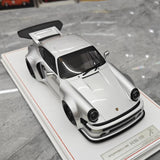 [Runner] 1:18 Porsche 1974 911 Carrera RSR 3.0 KS-R Silver Model Car Resin