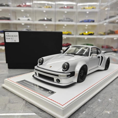 [Runner] 1:18 Porsche 1974 911 Carrera RSR 3.0 KS-R Silver Model Car Resin