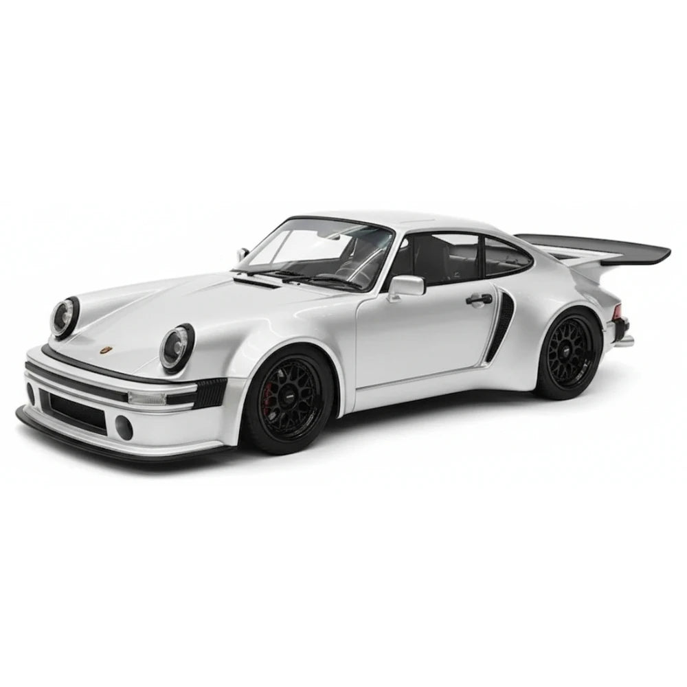 [Runner] 1:18 Porsche 1974 911 Carrera RSR 3.0 KS-R argento modellino di auto resina