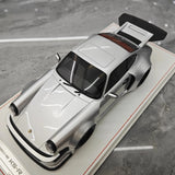 [Runner] 1:18 Porsche 1974 911 Carrera RSR 3.0 KS-R Silver Model Car Resin