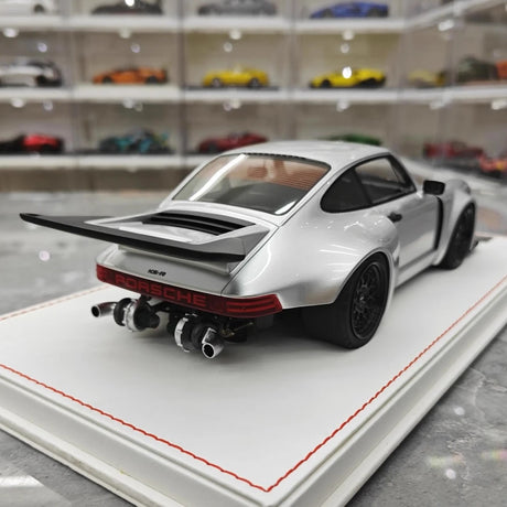 [Runner] 1:18 Porsche 1974 911 Carrera RSR 3.0 KS-R Silver Model Car Resin