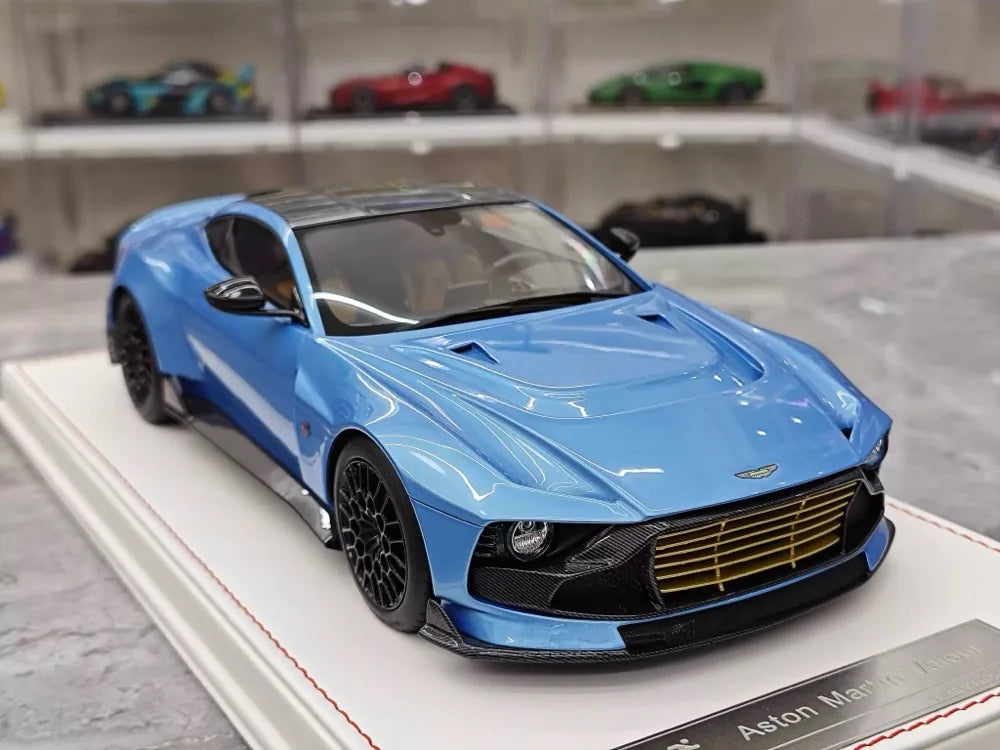 [Runner] 1:18 Aston Martin 2023 Valour Blue Model Car Resin