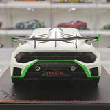[Runner] 1:18 Lamborghini 2021 Huracan STO Novitec White Model Car Resin