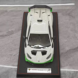 [Runner] 1:18 Lamborghini 2021 Huracan STO Novitec White Model Car Resin