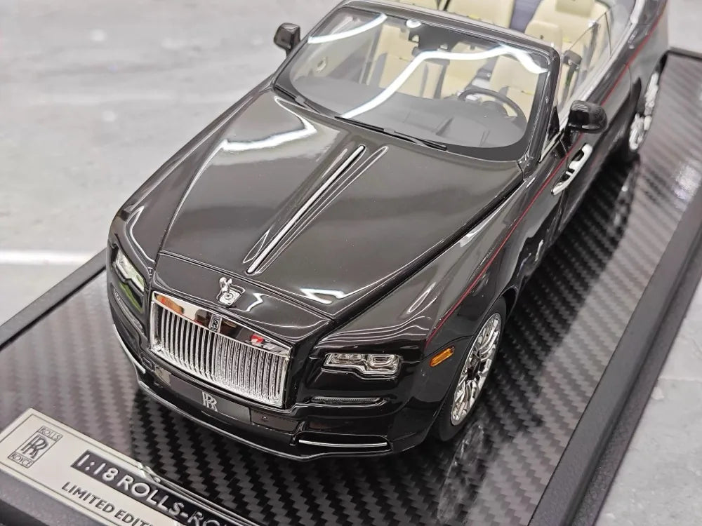 [SC Models] 1:18 Rolls-Royce 2016 Dawn Convertible Black Model Car Resin