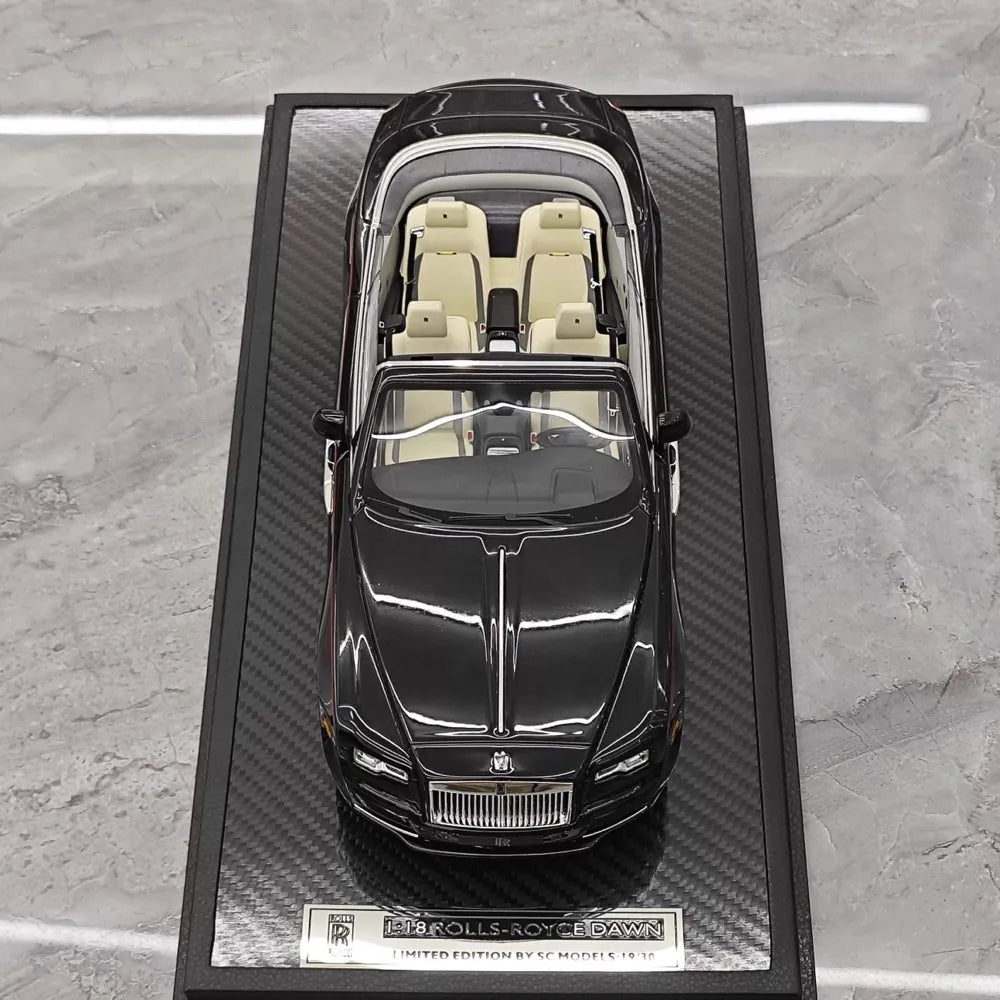 [SC Models] 1:18 Rolls-Royce 2016 Dawn Convertible Black Model Car Resin