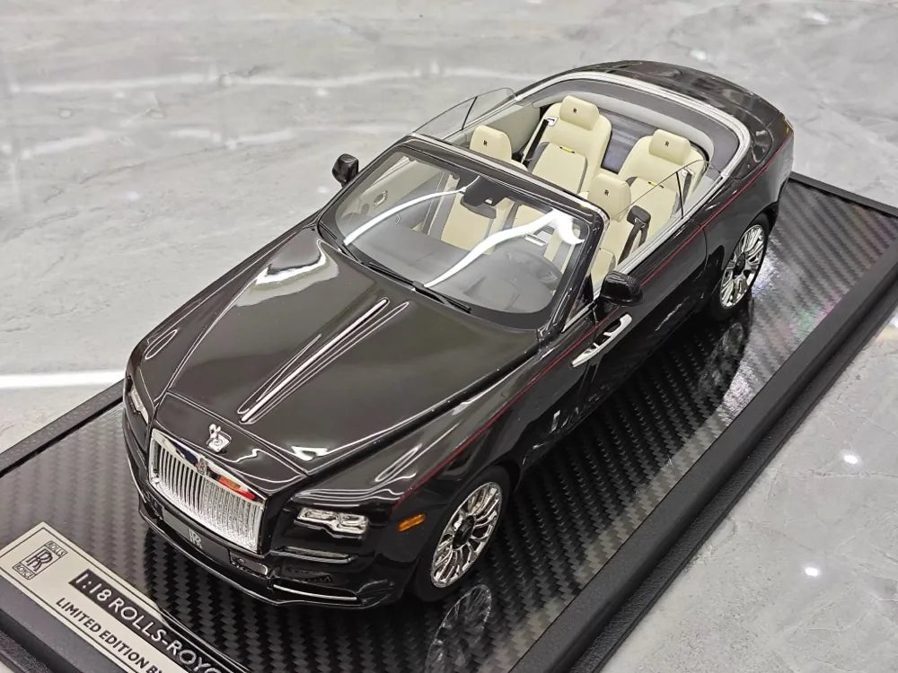 [SC Models] 1:18 Rolls-Royce 2016 Dawn Convertible Black Model Car Resin
