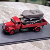 [Schuco] 1:43 Mercedes-Benz 1957 L350 Porsche 718 RS modellino di auto resina