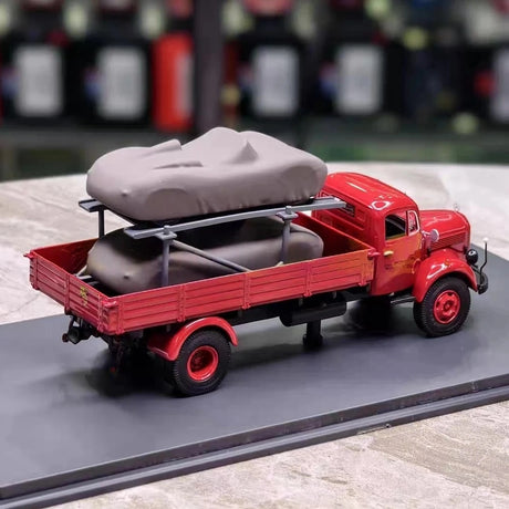 [Schuco] 1:43 Mercedes-Benz 1957 L350 Porsche 718 RS Model Car Resin
