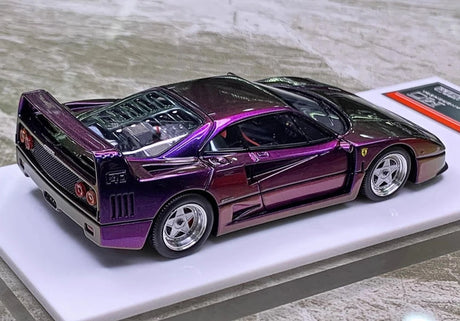 [SCM] 1:43 Ferrari 1987 F40 Ares Purple Gradient Model Car Die-Cast