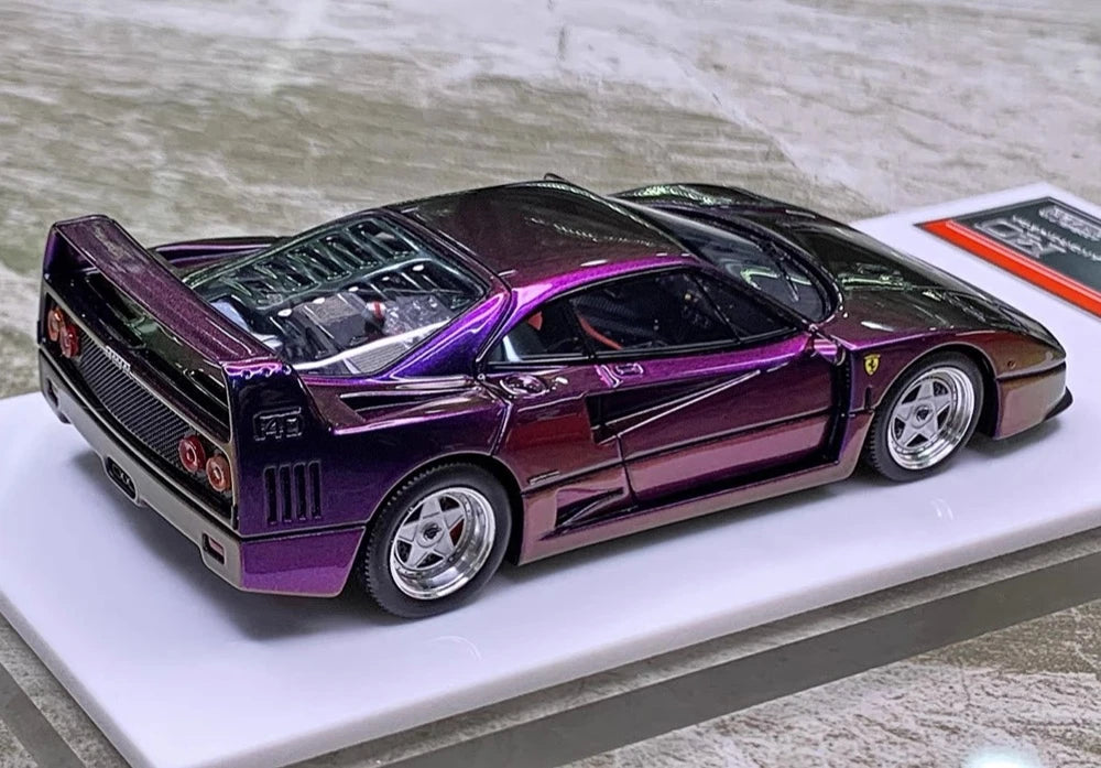 [SCM] 1:43 Ferrari 1987 F40 Ares Purple Gradient Model Car Die-Cast