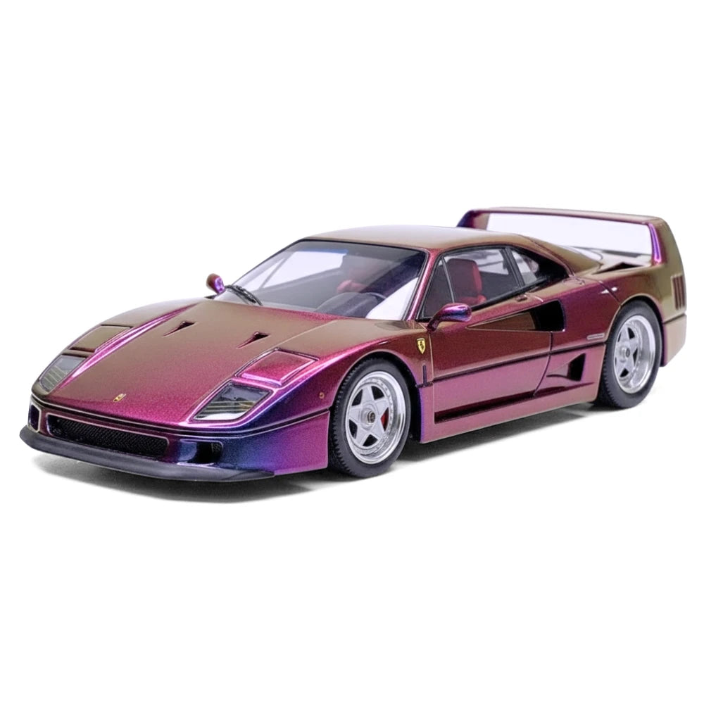 [SCM] 1:43 Ferrari 1987 F40 Ares Purple Gradient Model Car Die-Cast