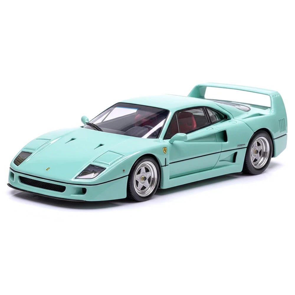 [SCM] 1:43 Ferrari 1987 F40 Ares Tiffany Blue Model Car Die-Cast