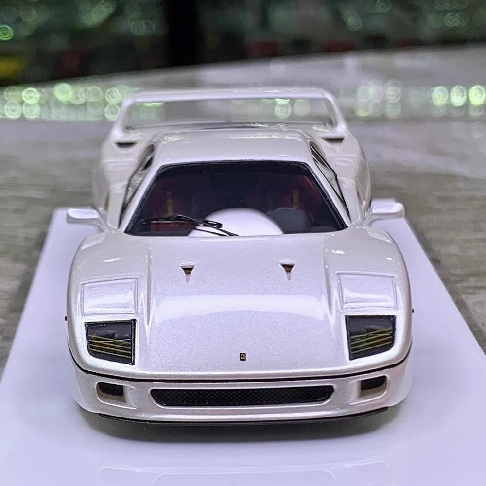 [SCM] 1:43 Ferrari 1987 F40 Ares White Model Car Die-Cast