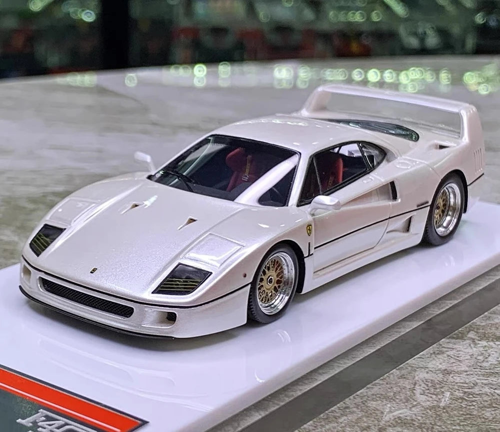 [SCM] 1:43 Ferrari 1987 F40 Ares White Model Car Die-Cast