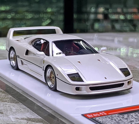 [SCM] 1:43 Ferrari 1987 F40 Ares White Model Car Die-Cast