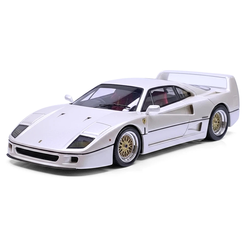 [SCM] 1:43 Ferrari 1987 F40 Ares White Model Car Die-Cast