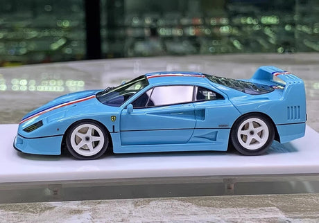[SCM] 1:43 Ferrari 1987 F40 Ares Blue Model Car Die-Cast