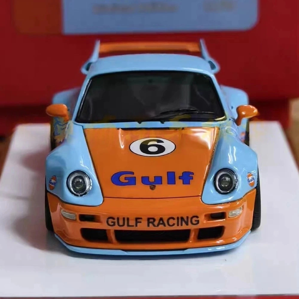 [SCM] 1:43 Porsche 2018 911 Gunther Werks 993 400R Gulf Model Car Resin