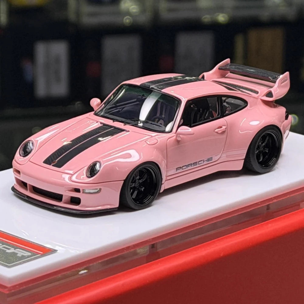 [SCM] 1:43 Porsche 2018 911 Gunther Werks 993 400R Pink Model Car Resin