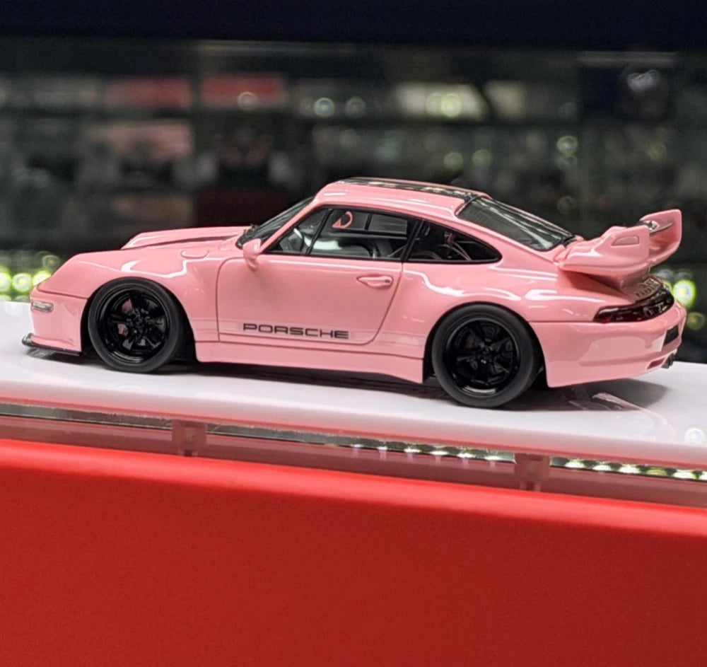 [SCM] 1:43 Porsche 2018 911 Gunther Werks 993 400R Pink Model Car Resin