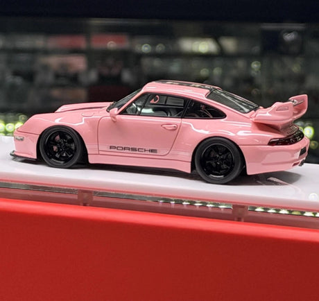 [SCM] 1:43 Porsche 2018 911 Gunther Werks 993 400R rosa modellino di auto resina