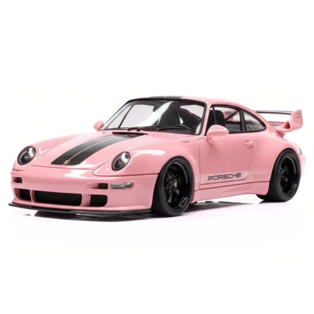 [SCM] 1:43 Porsche 2018 911 Gunther Werks 993 400R ピンク モデルカー レジン