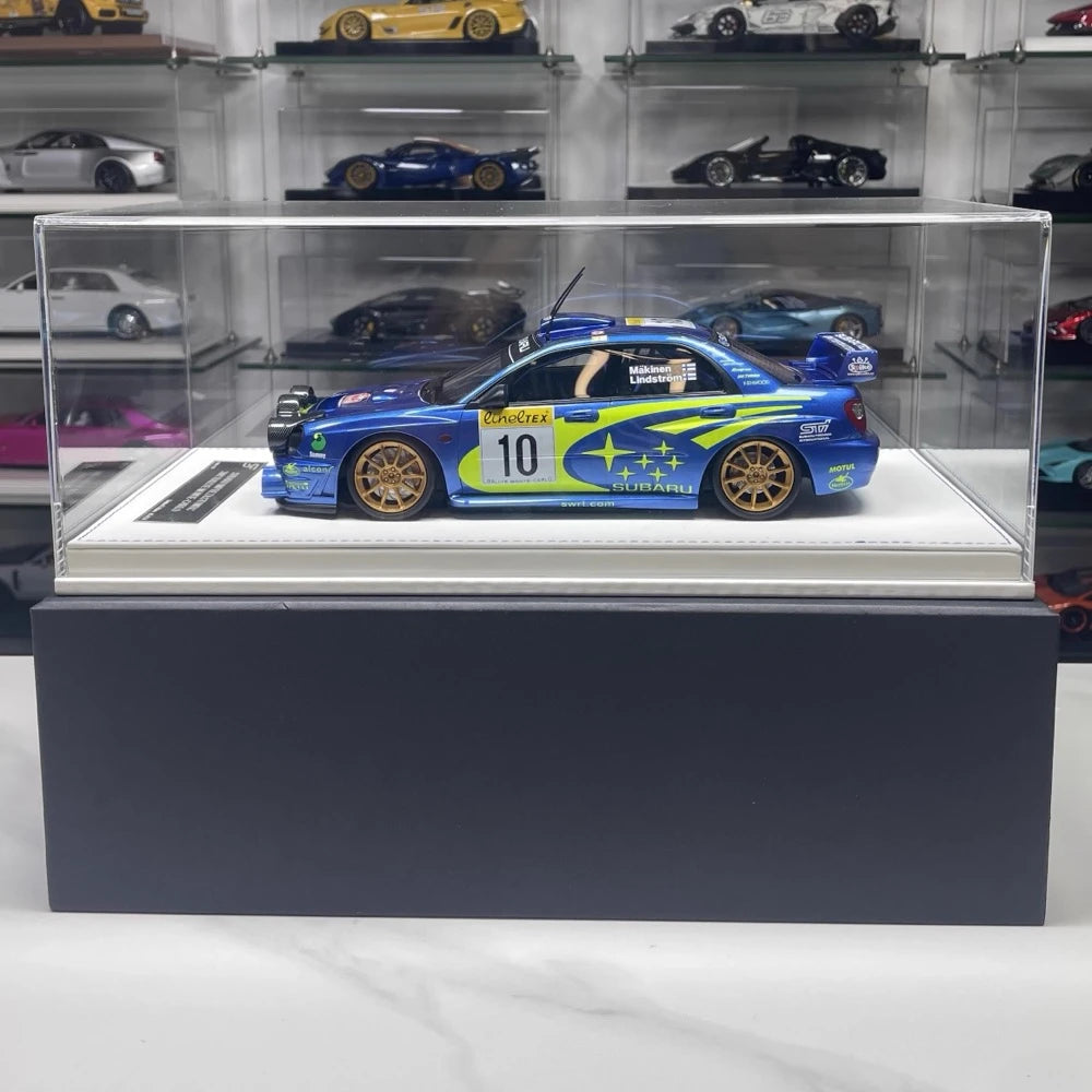 [SJF] 1:18 Subaru 2002 Impreza STI WRC #10 Car Model レジン / Closed Body