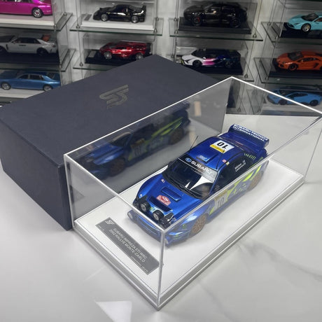 [SJF] 1:18 Subaru 2002 Impreza STI WRC #10 Car Model Resin / Closed Body