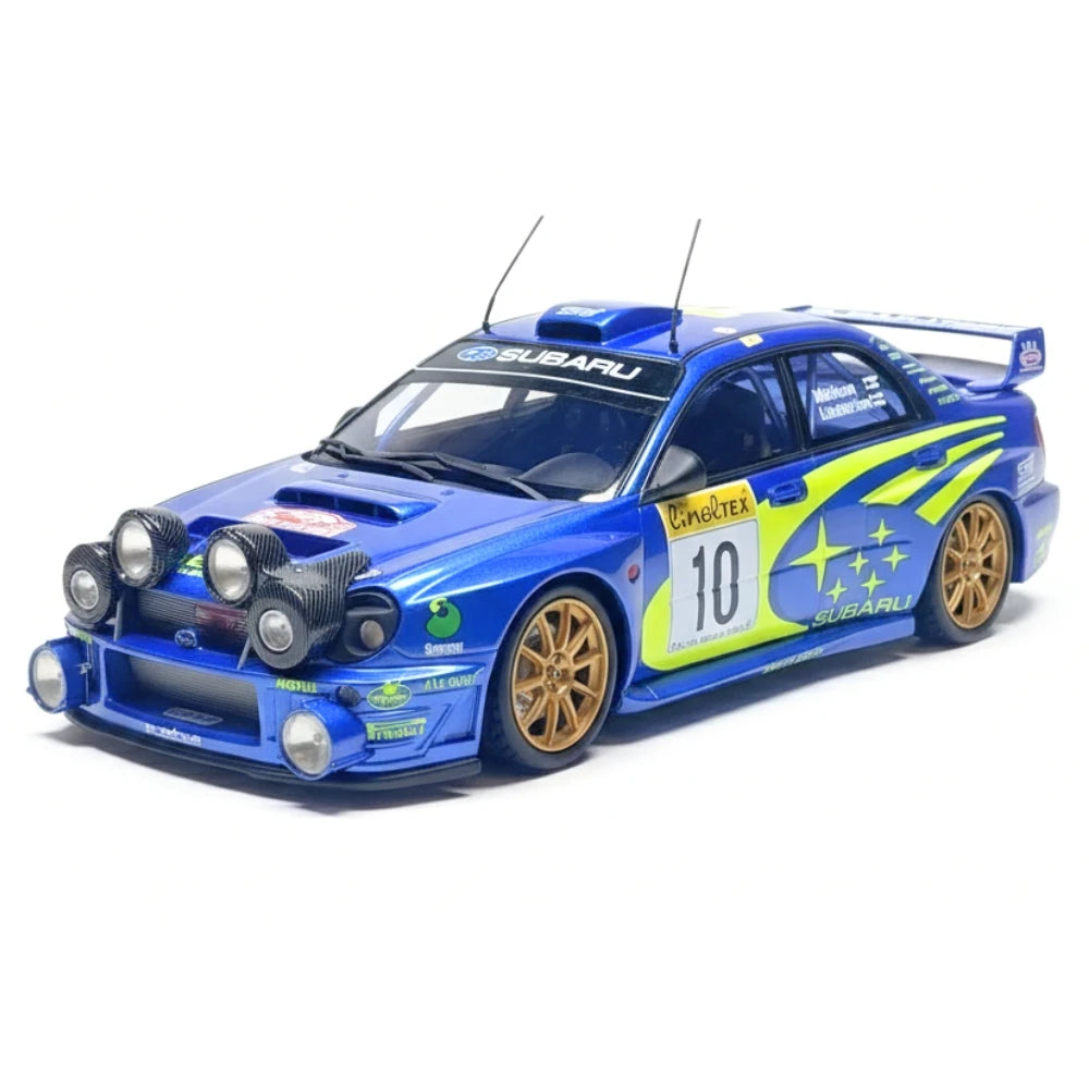 [SJF] 1:18 Subaru 2002 Impreza STI WRC #10 auto modello resina / Closed Body