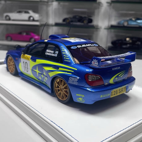 [SJF] 1:18 Subaru 2002 Impreza STI WRC #10 Car Model Resin / Closed Body