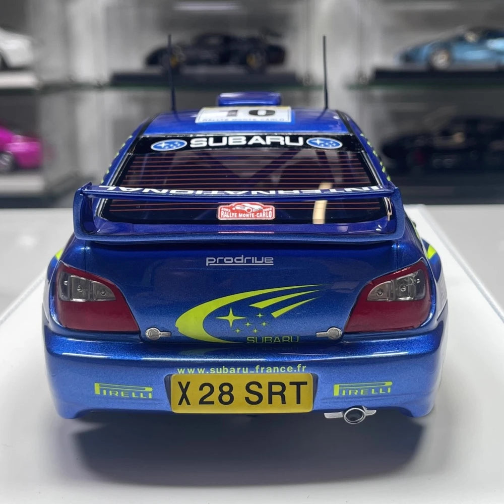 [SJF] 1:18 Subaru 2002 Impreza STI WRC #10 auto modello resina / Closed Body